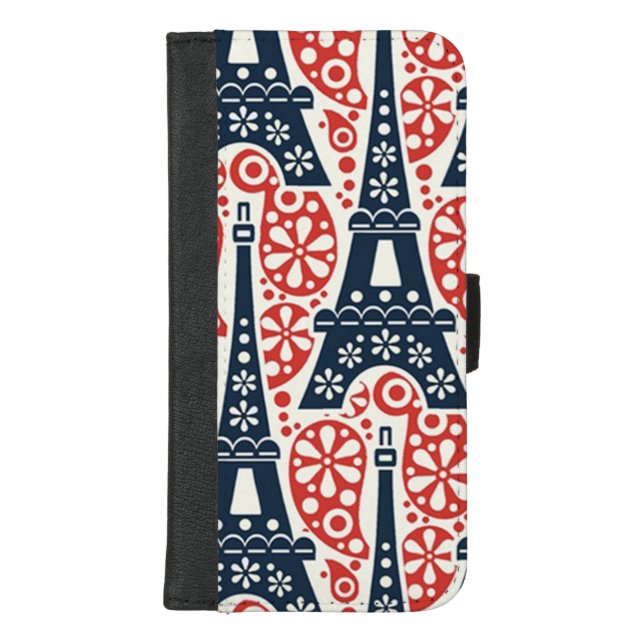 Eiffel Tower iPhone 8/7 Plus Wallet Case (Front)