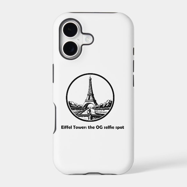 Eiffel Tower  Iphone Case (Back)