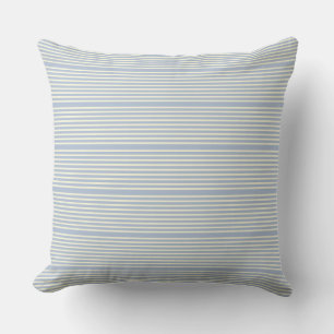 Eiffel tower J'adore Paris blue white stripes Throw Pillow