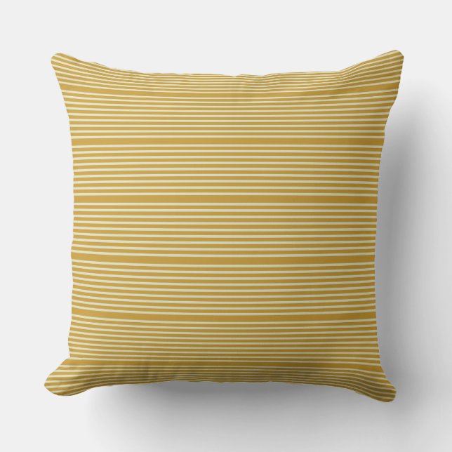 Eiffel tower J'adore Paris yellow ochre Throw Pillow (Front)