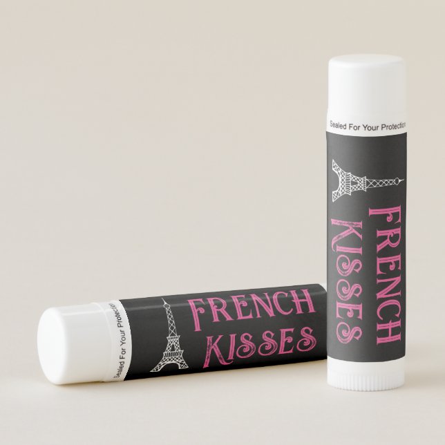 Eiffel Tower Kisses Lip Balm (Front)