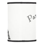 Eiffel Tower Lamp Shade (Back)