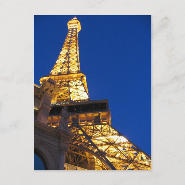 Eiffel Tower, Las Vegas, Nevada Postcard (Front)