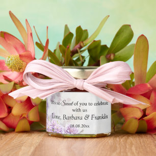 Eiffel Tower Lavender Romance Honey Jar Favors