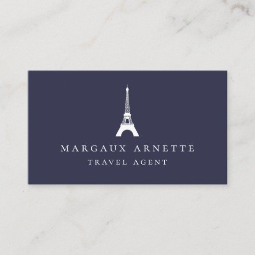Eiffel Tower Logo Business Card
