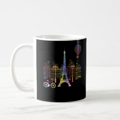 Eiffel Tower Love France Women Paris Coffee Mug
