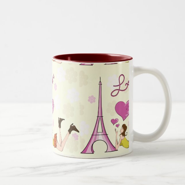 EIFFEL TOWER LOVE MUG (Right)