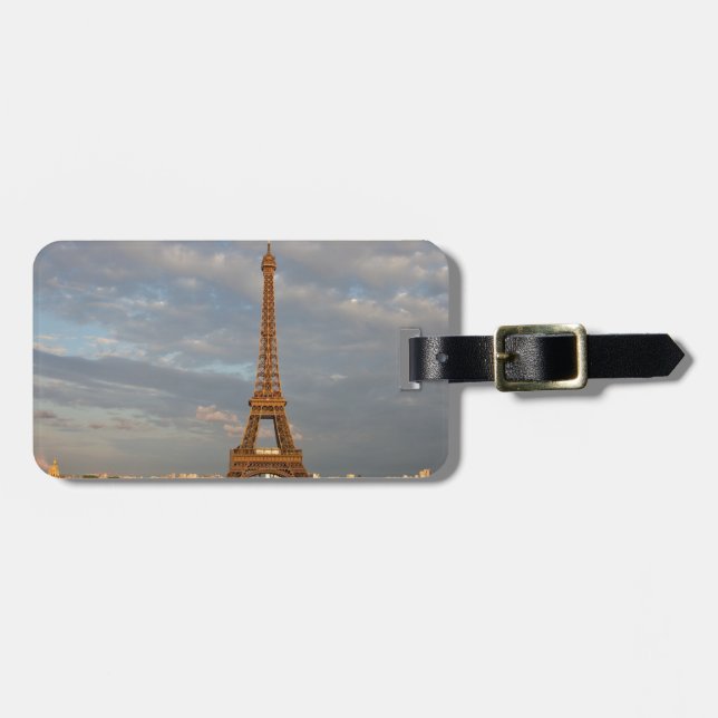 Eiffel Tower Luggage Tag (Front Horizontal)