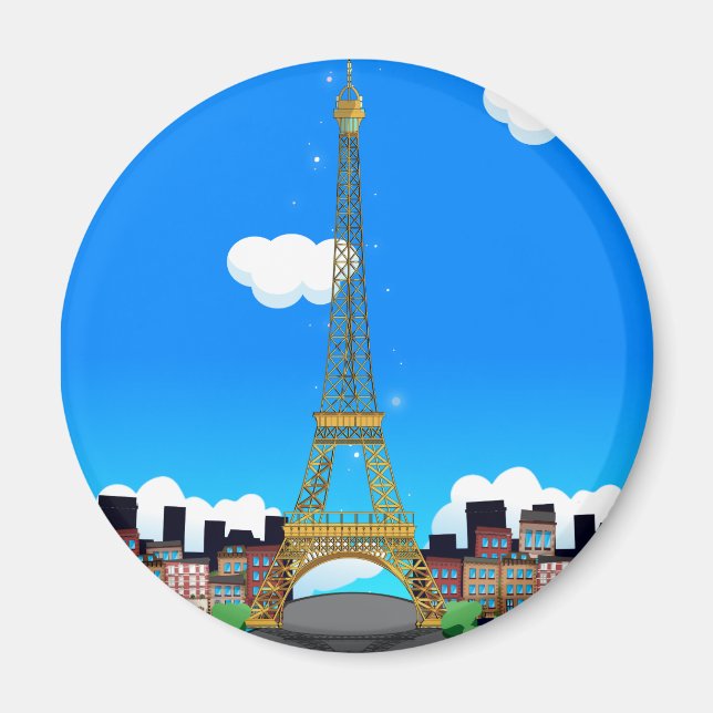 Eiffel Tower Magnet (Front)