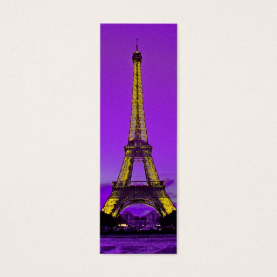 Eiffel tower mini business card