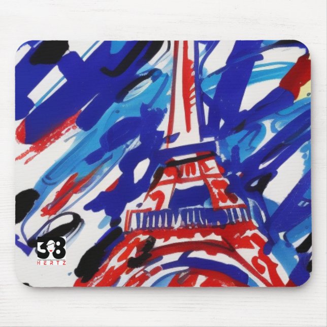 Eiffel Tower Mouse Pad (Front)