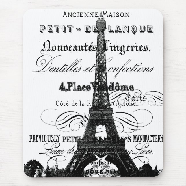 Eiffel Tower Mouse Pad (Front)
