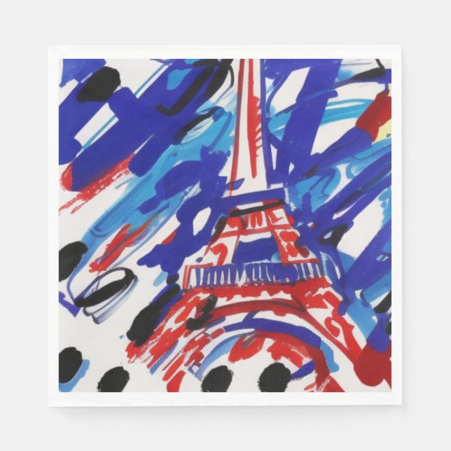 Eiffel Tower Napkins (Front)