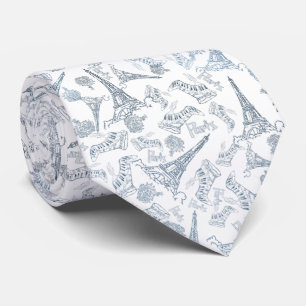 Eiffel Tower Neck Tie