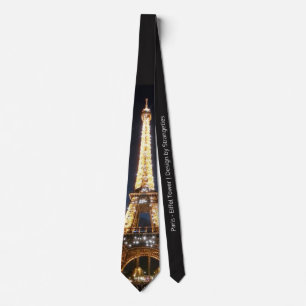Eiffel tower neck tie