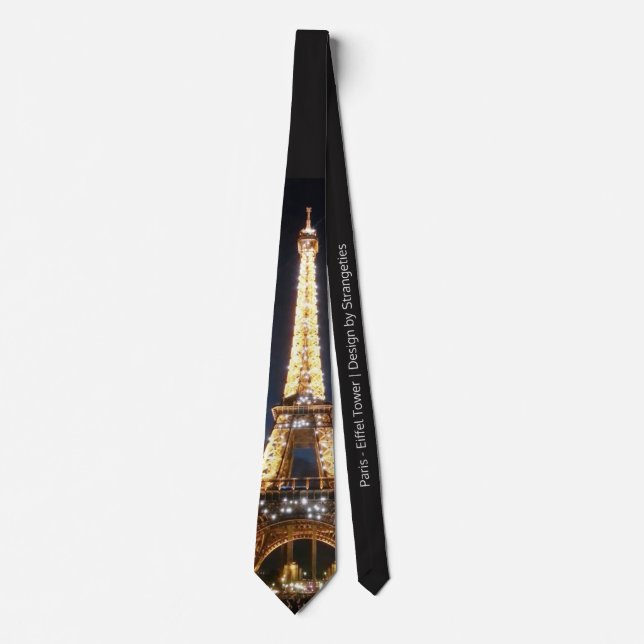 Eiffel tower neck tie (Front)