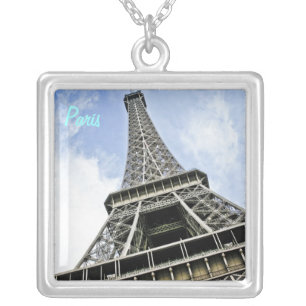 Eiffel Tower Necklace Square