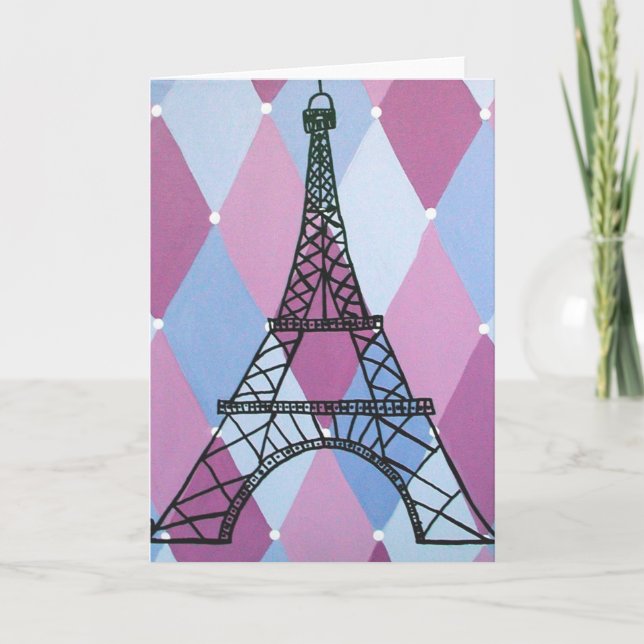 Eiffel Tower Note Card (Front)