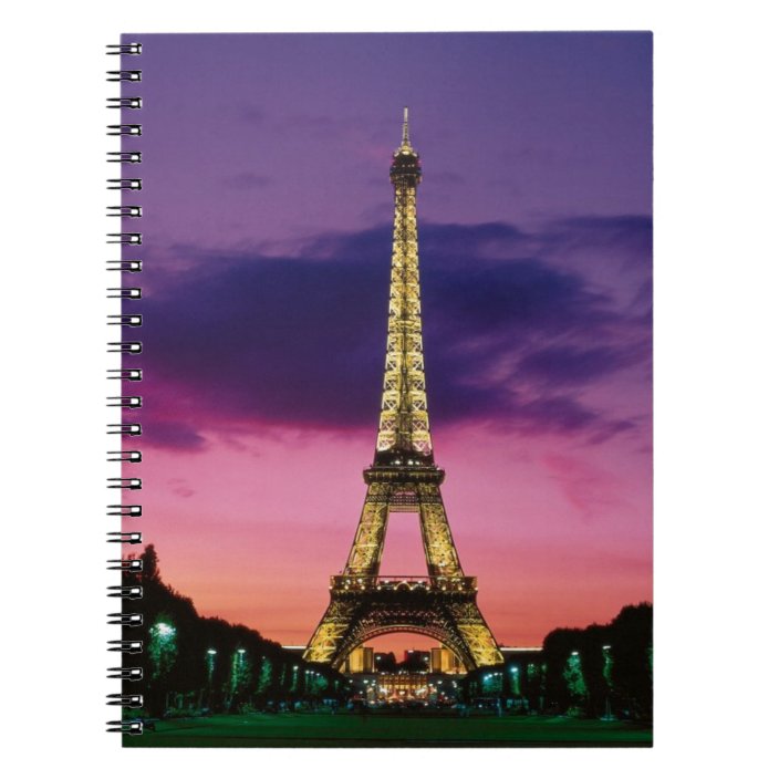 Eiffel Tower Notebook | Zazzle.com