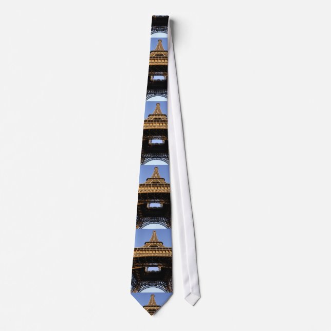 Eiffel tower of Paris Neck Tie (Front)