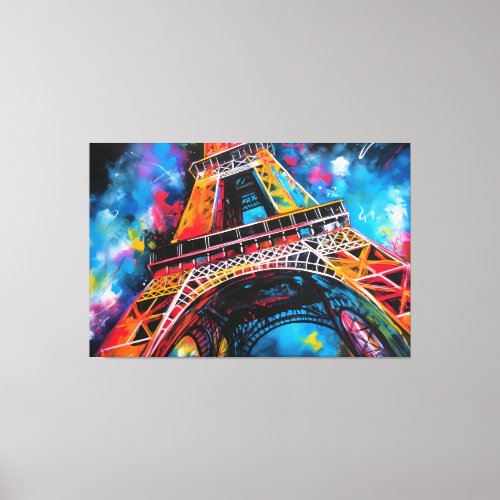 Eiffel Tower Painting Print