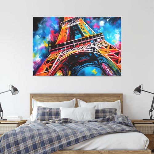 Eiffel Tower Painting Print