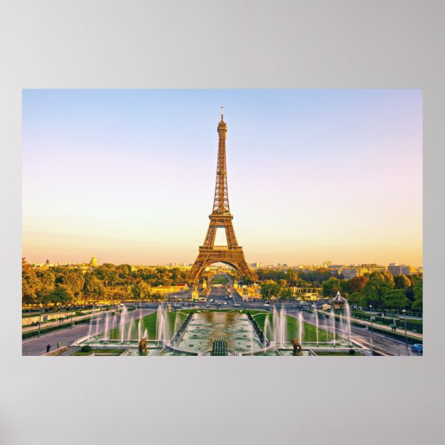 Eiffel tower, Paris. 16. Poster (Front)