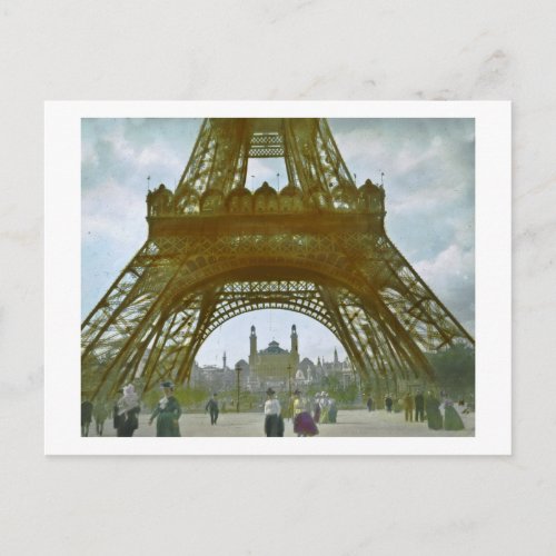 Eiffel Tower Paris 1900 Exposition Universelle Postcard