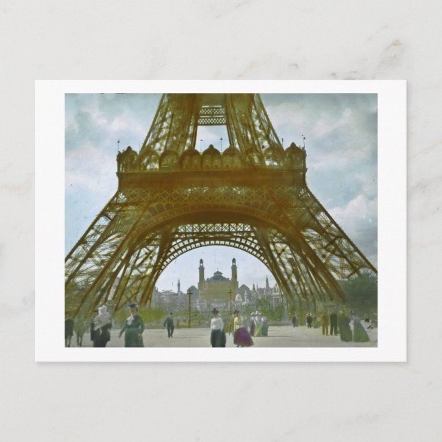 Eiffel Tower Paris 1900 Exposition Universelle Postcard (Front)