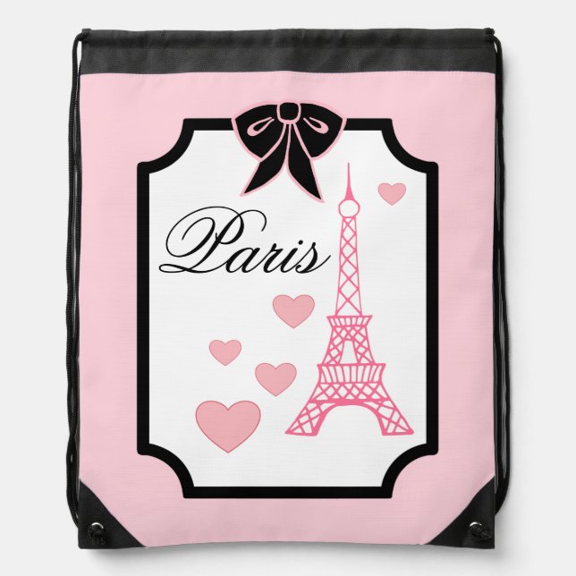 Eiffel Tower Paris Backpack  (Front)