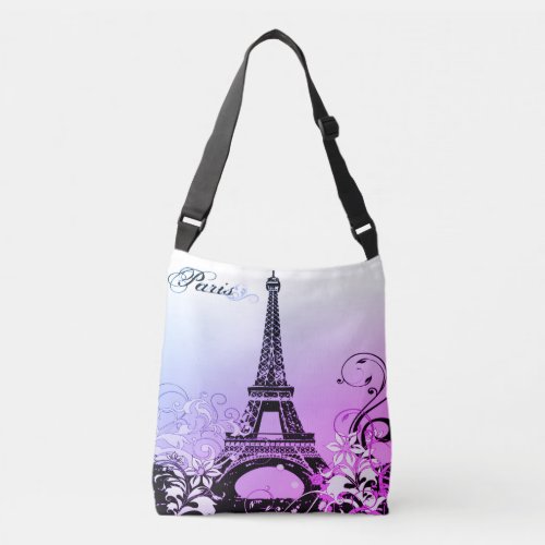 Eiffel Tower Paris Cross Body Bag