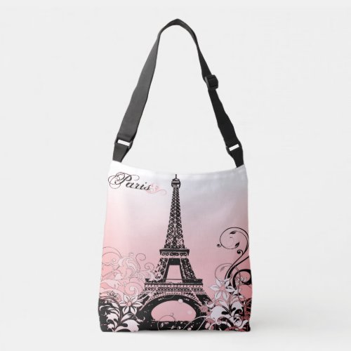 Eiffel Tower Paris Cross Body Bag