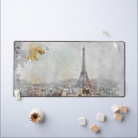 Eiffel Tower Paris Desk Mat – Vintage Travel Art<br><div class="desc">Eiffel Tower Paris Desk Mat – Vintage Travel Art Office Decor from France Bring the romance and elegance of Paris to your workspace with this beautifully illustrated Eiffel Tower Desk Mat. Featuring a charming vintage-style design of the iconic French landmark, this desk mat is perfect for travel lovers, Francophiles, and...</div>