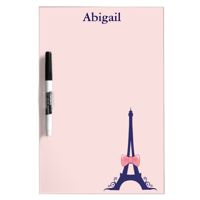 Eiffel Tower Paris Dry-Erase Board (Front)