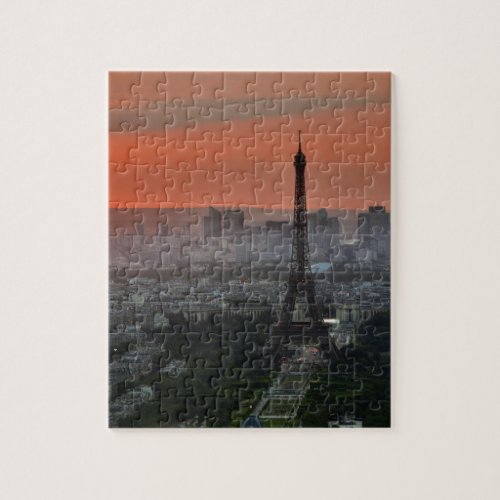 Eiffel Tower Paris Europe Travel Jigsaw Puzzle