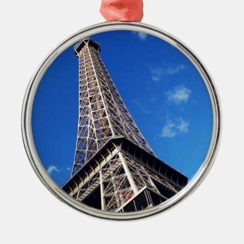 Eiffel Tower Paris Europe Travel Metal Ornament