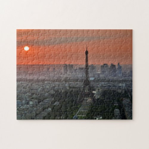 Eiffel Tower Paris Europe Travel Photo Jigsaw Puzzle