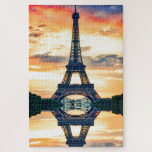 Eiffel Tower Paris Europe Travel Photo Jigsaw Puzzle