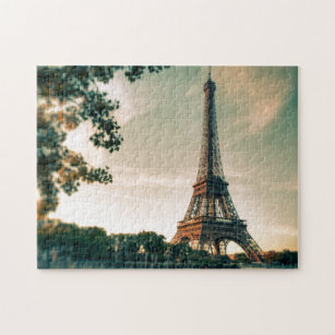 Eiffel Tower Paris Europe Travel Photo Jigsaw Puzzle