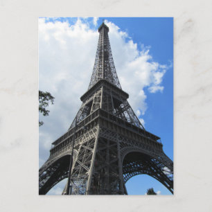 Eiffel Tower Paris European Travel Postcard
