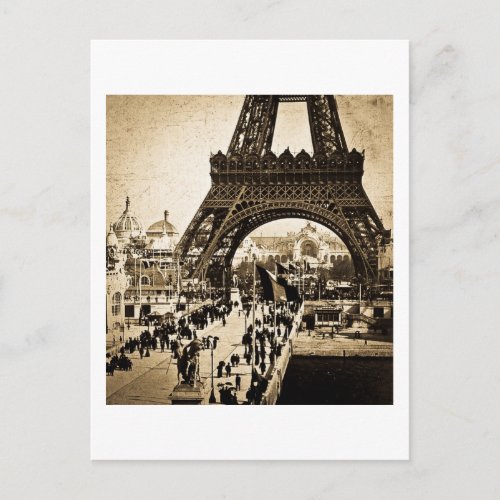 Eiffel Tower Paris Exposition Universelle Postcard