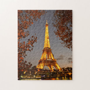 Eiffel Tower - Paris - France - 11x14 - 252 pc Jigsaw Puzzle