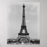 Eiffel Tower, Paris France 1889 Poster at Zazzle