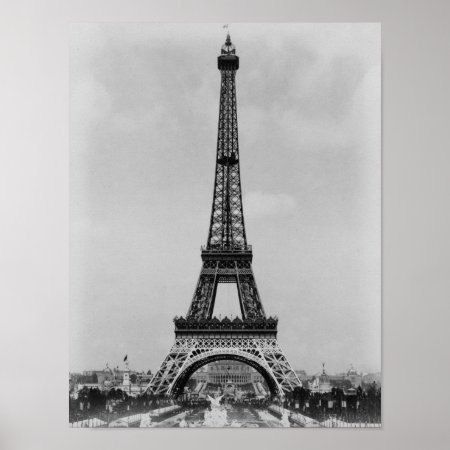 Eiffel Tower, Paris France 1889 Poster