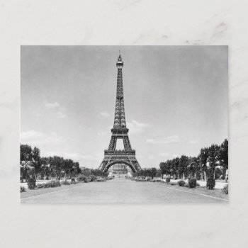 Eiffel Tower  Paris France 1909 Postcard by FrenchFlirt at Zazzle