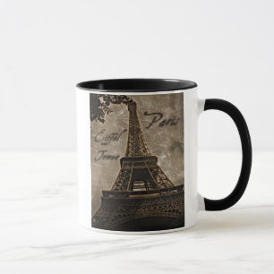 Eiffel Tower, Paris France Art Mug