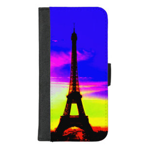 Eiffel Tower Paris France Artistic iPhone 8/7 Plus Wallet Case