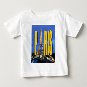Eiffel Tower Paris France Baby T-Shirt