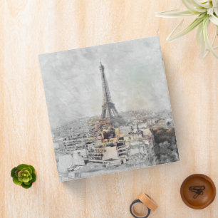 Eiffel Tower Paris France Binder – Classic French