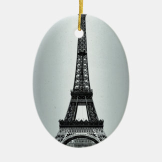 Eiffel Tower Paris France Ceramic Ornament